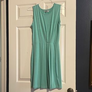 Royal Standard Elegant Sleeveless Mint Dress